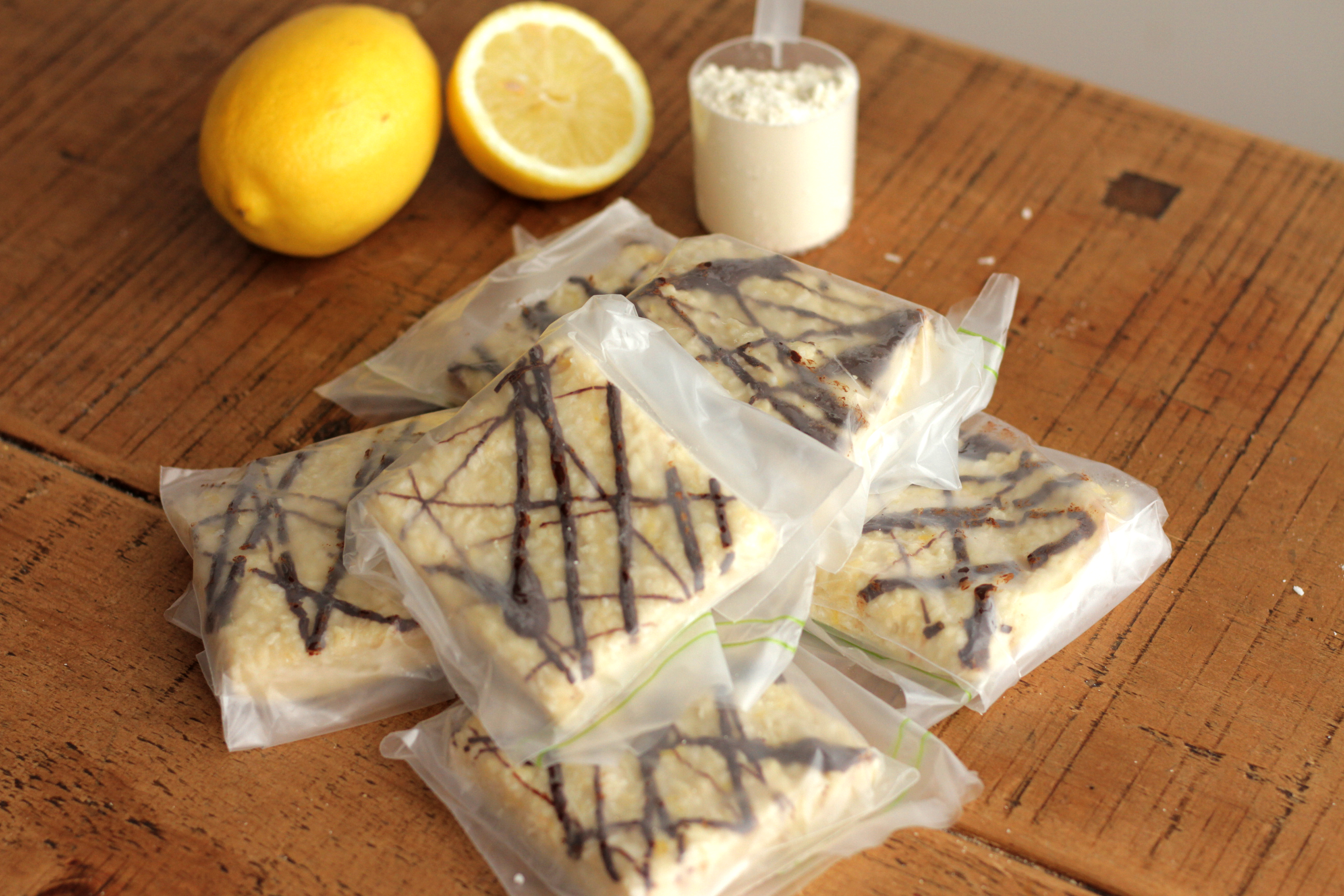 Lemon and Coconut Protein Bar - Plastic Bags