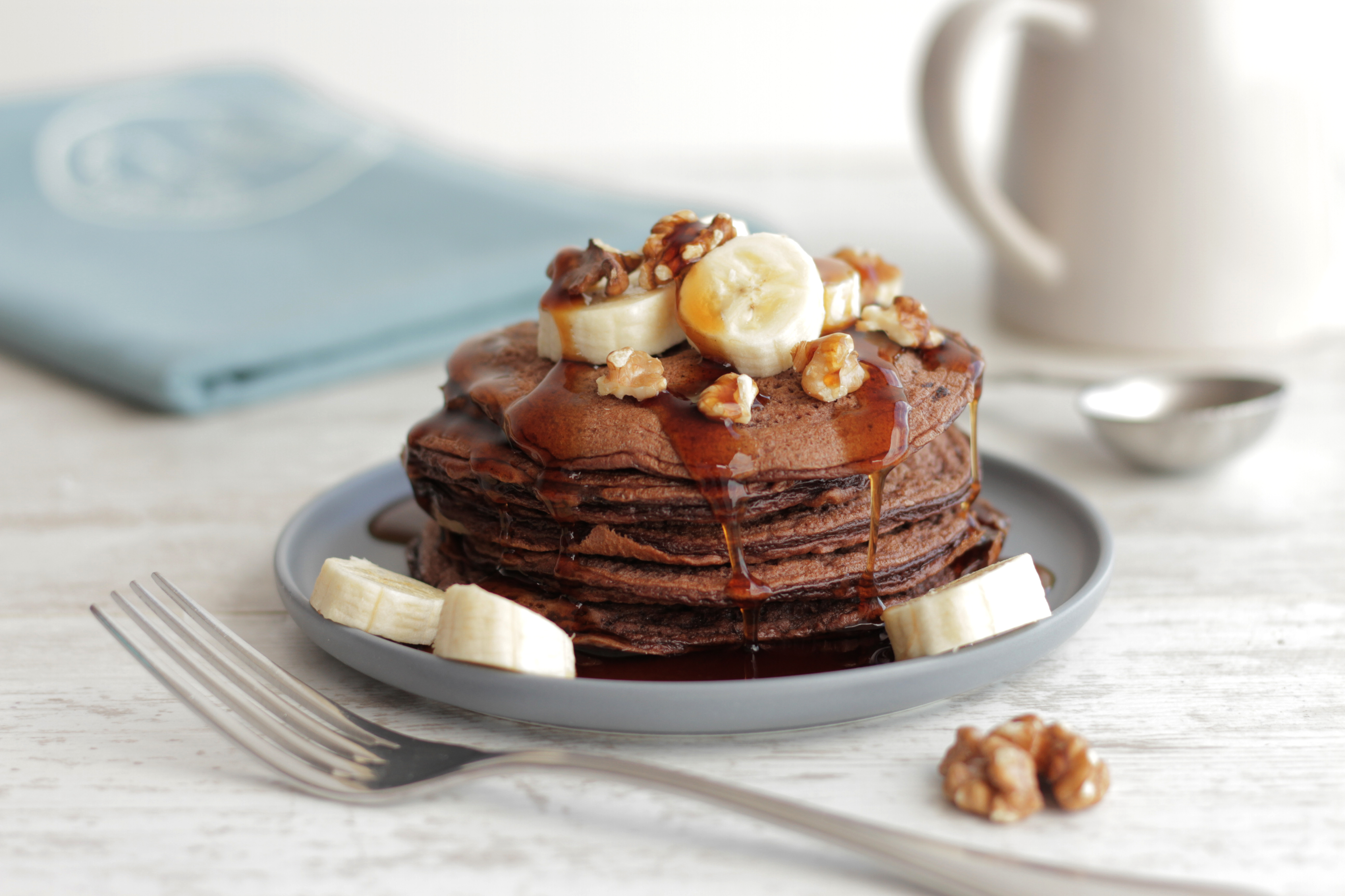 Chocolate Banana High Protein Pancake