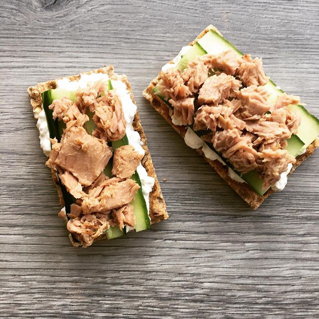 Tuna Cucumber High Protein Lunch