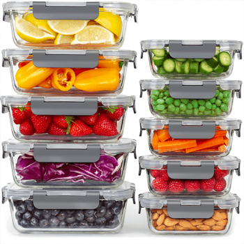 Glass Meal Container