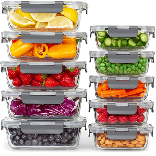 Glass Meal Container